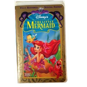 Disney the little mermaid VHS
